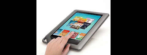 Bedient wird das Ger&auml;t &uuml;ber den Touchscreen (Foto: Barnes & Noble)