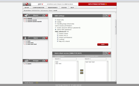 Erneuertes DSS-V6 (Bild: Open-E)