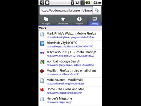 Firefox 4 for Mobile unter Android