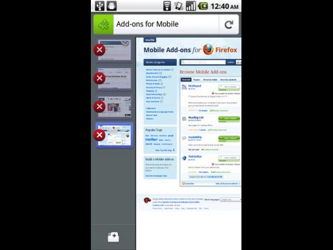 Firefox 4 for Mobile unter Android