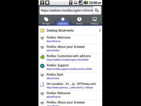Firefox 4 for Mobile unter Android