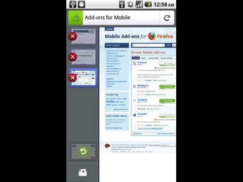 Firefox 4 for Mobile unter Android