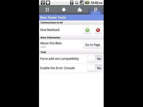 Firefox 4 for Mobile unter Android