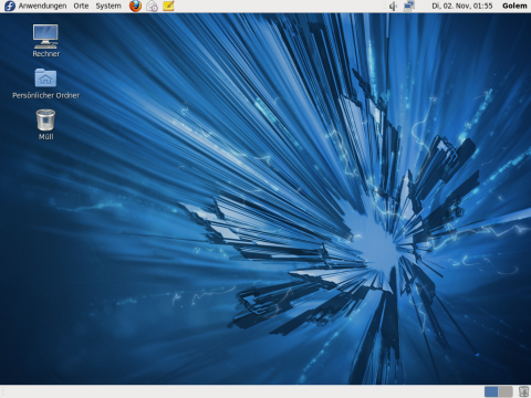 Der Desktop von Laughlin