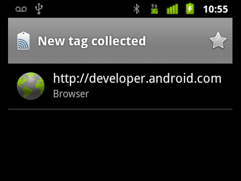 Android 2.3 mit NFC-Unterst&uuml;tzung