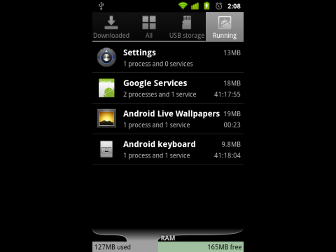 Bessere Stromsparfunktionen in Android 2.3
