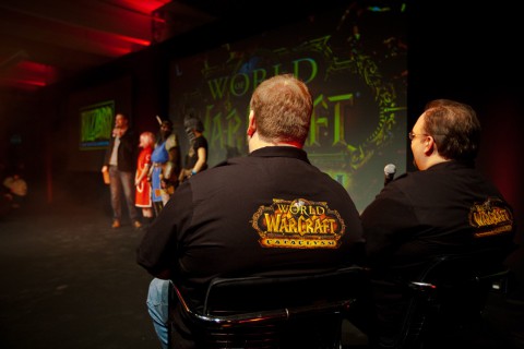 Juroren waren die zwei Blizzard-Mitarbeiter aus Anaheim. (Foto: Maximilian Knop)