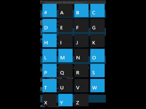 1Password f&uuml;r Windows Phone 7 - Passworteingabe f&uuml;r Masterschl&uuml;ssel