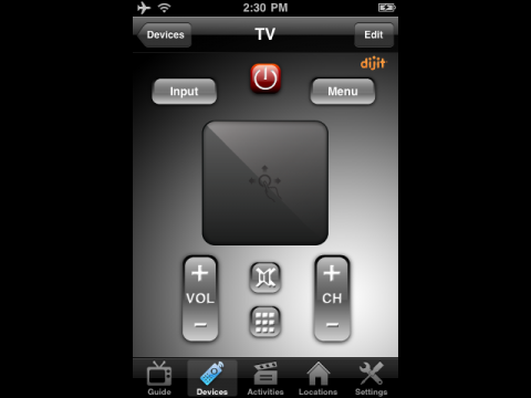 iPhone als Universalfernbedienung: App von Dijit