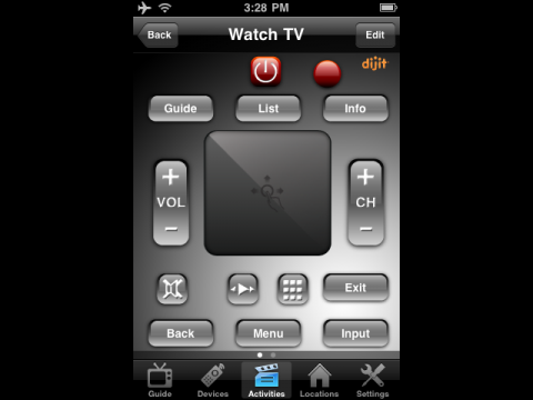 iPhone als Universalfernbedienung: App von Dijit