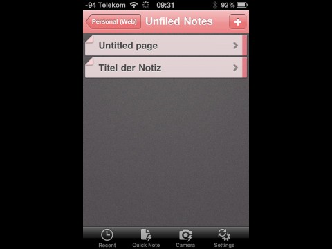 Notizen