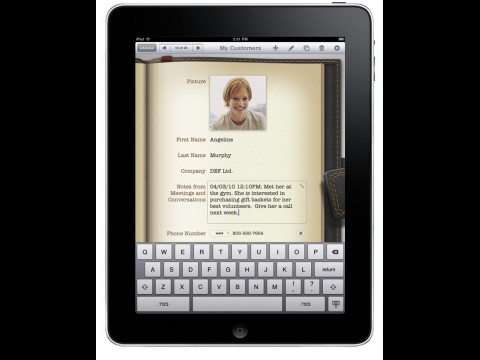 Bento auf dem iPad