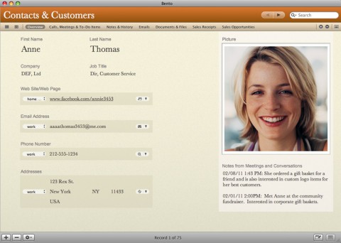 Bento unter Mac OS X