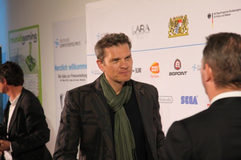 Schauspieler G&ouml;tz Otto war einer der wenigen Promis.