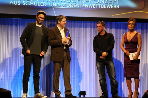 Der Preis f&uuml;r das beste Nachwuchskonzept ging an Studenten der Uni Kassel.