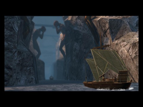 Per Boot geht es nach Kirkwall.