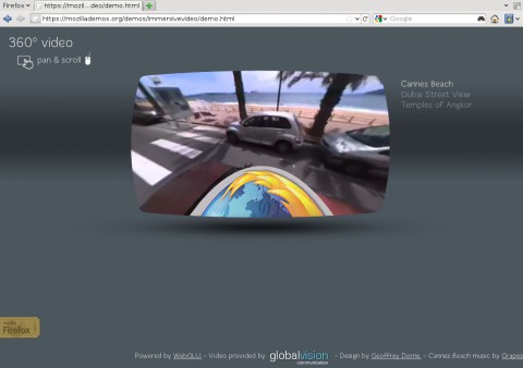 Eine 360&deg;-Videotour durch Cannes, erm&ouml;glicht durch WebGL