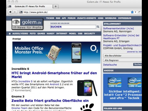 Reload- und Stop-Button vereint