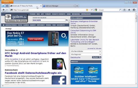 App-Tabs melden Ver&auml;nderungen in verdeckten Tabs.