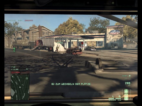 Per Jeep geht es im Team-Deathmatch zum Gegner. 