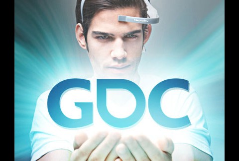 Neuroskys Mindwave soll auf der GDC auch Spieleentwickler anlocken - auch auf diesem Bild ist der Sensor ung&uuml;nstig platziert. 