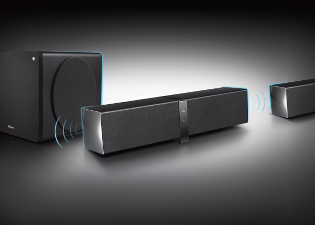 Zwei D5x und ein DSx als 2.1-System