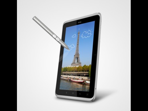 HTC Flyer mit Touchscreen-Stift