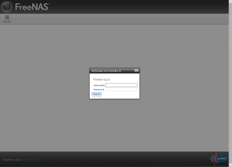 Das Login der Web-GUI