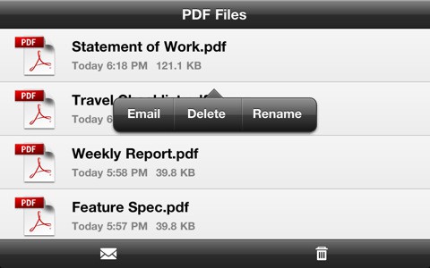 Adobe CreatePDF f&uuml;r iOS (Bild: Adobe)