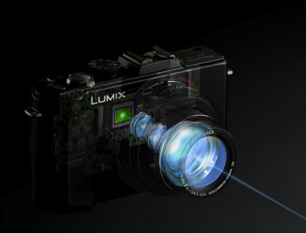 Schemazeichnung der Panasonic DMC-LX5 (Bild: Panasonic)