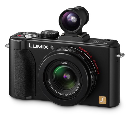 Auch einen optischen Sucher gibt es. (Bild: Panasonic)
