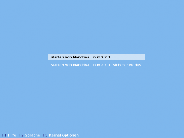 Der Bootloader Grub von Mandriva 2011