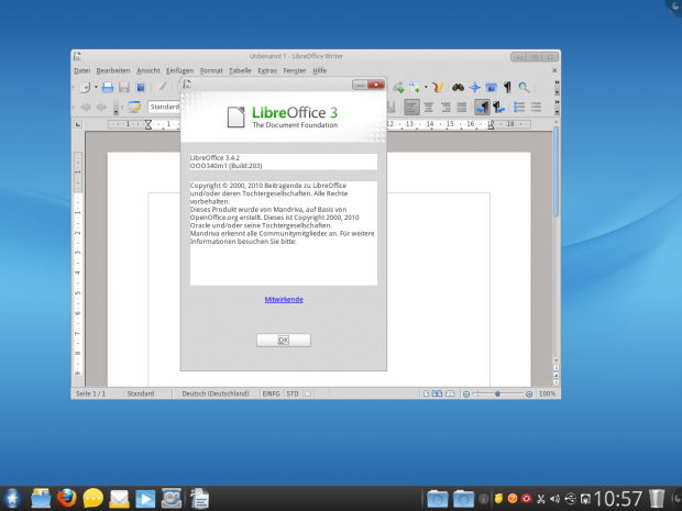 ... Libreoffice 3.4.2, ...