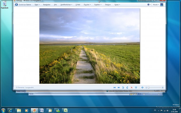 Windows 7 - Fenster maximieren (Bild: Microsoft)