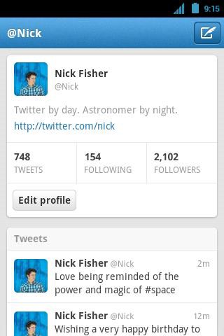 Android-App von Twitter (Bild: Twitter)