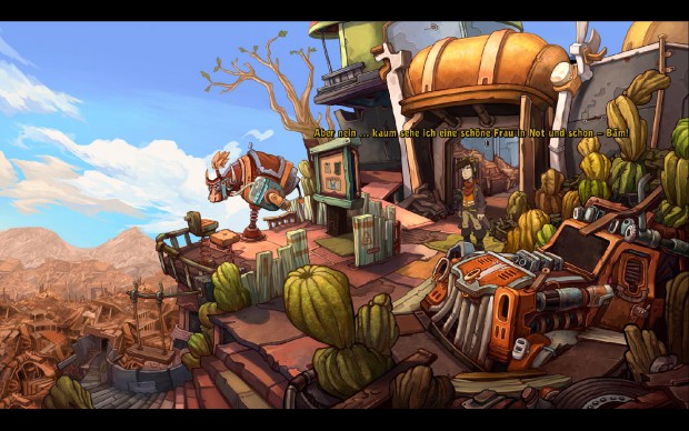 Deponia (Screenshot: Golem.de)