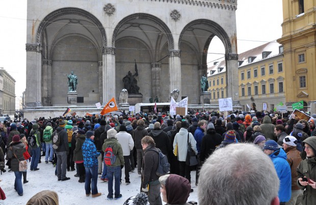 Acta-Demo in M&uuml;nchen (Bild: Nico Ernst)