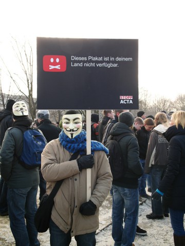 Acta-Demo in Berlin (Bild: Hagen Sankowski/CC-BY-SA 3.0)