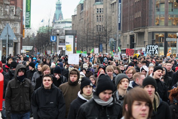 Acta-Demo in Hamburg (Bild: Norbert Schramm/CC-BY-SA 3.0)