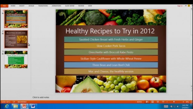 Office 15: Powerpoint unter Windows 8 f&uuml;r ARM (WOA)