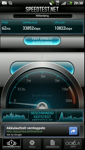 ... im freien, unmittelbar bei der sichtbaren Antenne. 