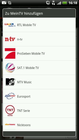 Eine App von Vodafone sammelt Streaming-Inhalte im Netz.