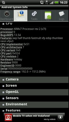 Im Velocity 4G ist eine CPU mit zwei Kernen verbaut.