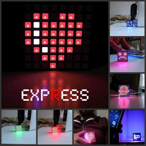L8 Smartlight - Matrix aus 8 x 8 bunten LEDs (Bild: L8 Smartlight)