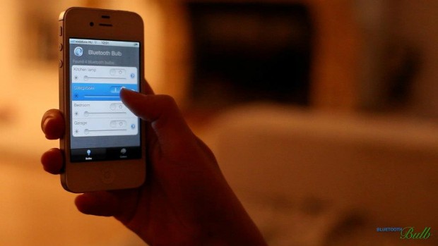 iOS-App f&uuml;r die Bluetooth Bulb (Bild: Bluetooth Bulb)