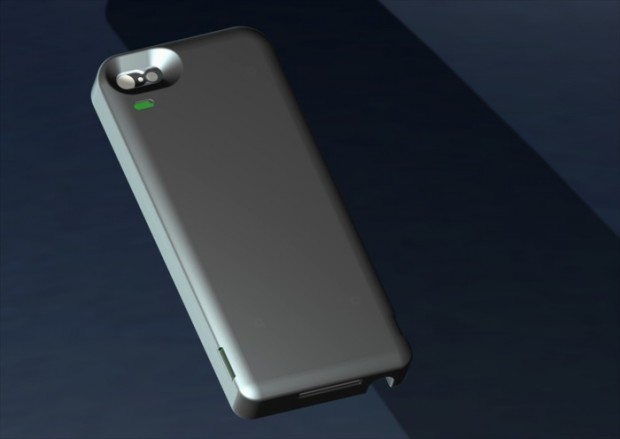 CAD-Zeichung der iPhone 5-Version von iExpander (Bild: Charlie Corry/Kickstarter)