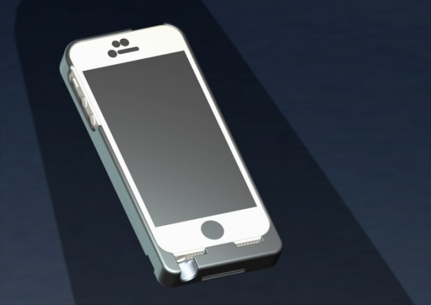 CAD-Zeichung der iPhone 4-Version von iExpander (Bild: Charlie Corry/Kickstarter)