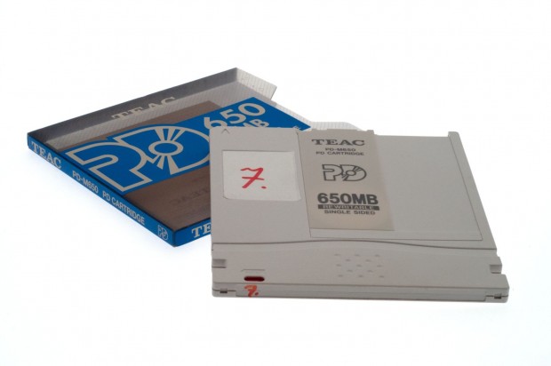 PD-Medien waren der Vorl&auml;ufer der DVD-RAM. (Bild: Nina Sebayang/Golem.de)