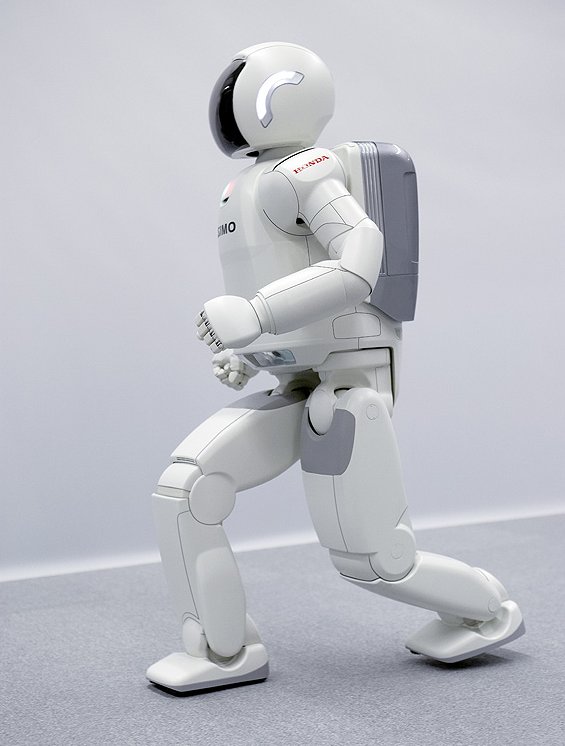 Asimo beim Rennen