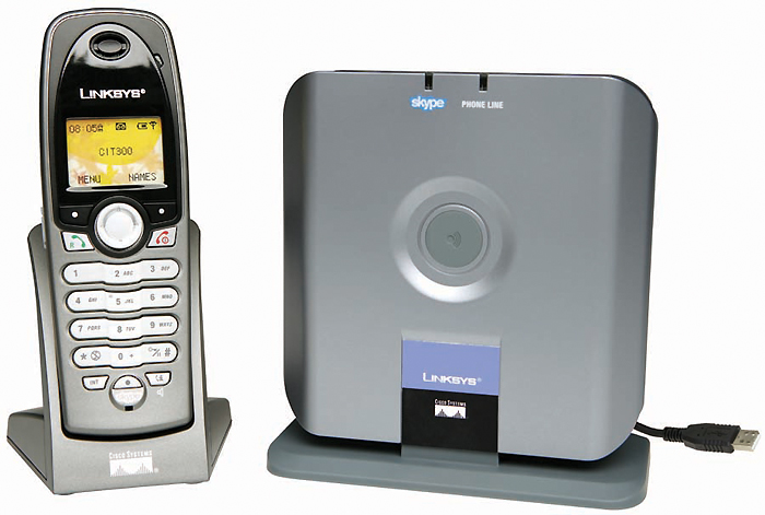 Drahtloses Telefon für Skype und Festnetz von Linksys - Screenshots